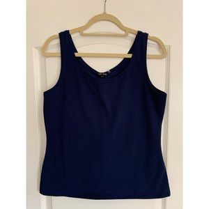NIC+ZOE Navy Blue Tank Top